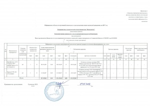 Информация о ходе исполнения инвестиционной программы на 2017 год за 1 полугодие